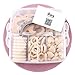 Baby Love Home Baby Natural Maple Wooden Teether DIY wooden Teething Kit Wood Beads Make Nursining Teething Necklace Rings Chewable Necklace Baby Teether Toys Sensory Toys For Baby Organic Shower Gift