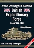 Armor Camouflage & Markings of the British Expeditionary Force, France 1939-1940: Part 1: 1st Army T by