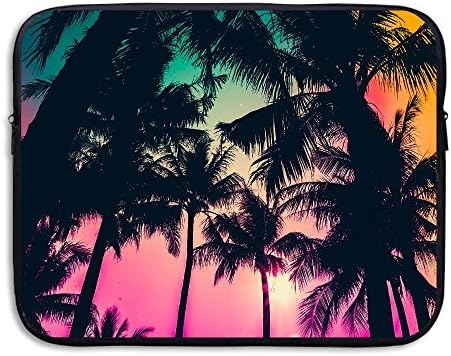 PopKindom Laptop Sleeve Laptop Sleeve Case Silhouette Holiday Tree Neoprene Carrying Bag Briefcase Handbag For 13 Inch For All Computer Ultrabook/Lenovo Dell/MacBook Pro/Macbook Air