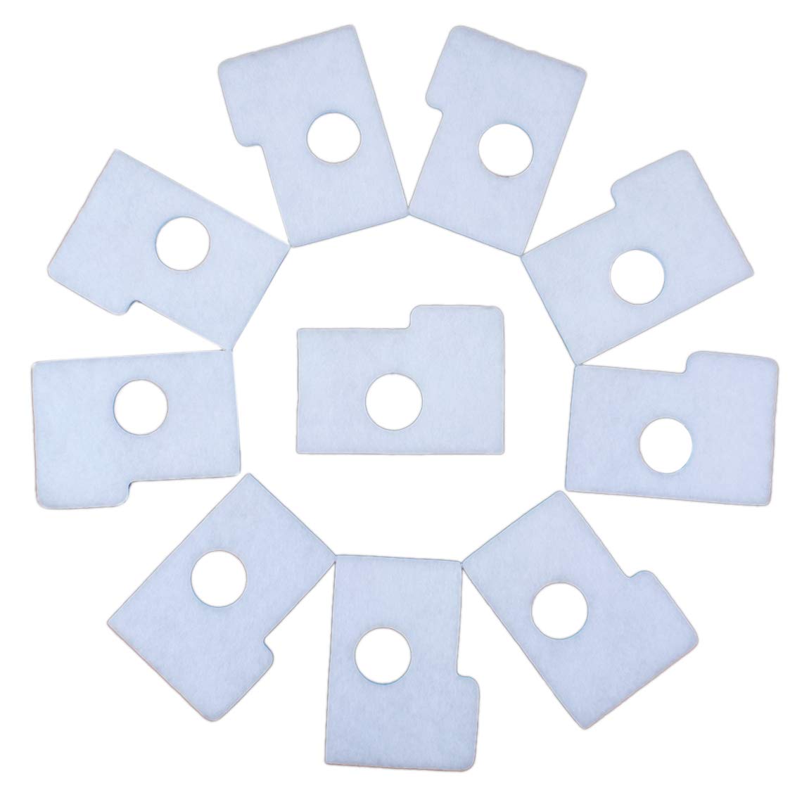 Haishine 10Pcs Air Filter for STIHL 017 018 MS170 MS180 Chainsaw Parts # 1130 124 0800