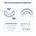 STARROAD-TIM Cat Self Groomer (2 Pack) - Upgrade Wall Corner Scratcher Brush with Catnip, Easy to Clean Cat Hair Brush for All Hair Types, Massage Comb for Cats - Blue
