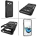 Galaxy J2 Prime Case, Galaxy Grand Prime Plus Case, Lacass [Shockproof] Tough Rugged Dual Layer Protector Hybrid Case Cover with Kickstand for Samsung Galaxy J2 Prime/SM-G532 - Black