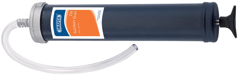 Draper 47812 Oil Suction Gun with 500ml Cap