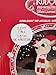 Gemmy Christmas Airblown Inflatable Standing Rudolph w/Santa Hat & Scarf, 3.5 ft Tall, Brown