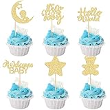Rsstarxi 36 Pack Snowflake1st Birthday Cupcake Toppers First Birthday Snowflake One Cupcake Picks For Winter Onederland Snowflake Theme Baby Shower Birthday Chistmas Party Cake Decorations Silver Blue