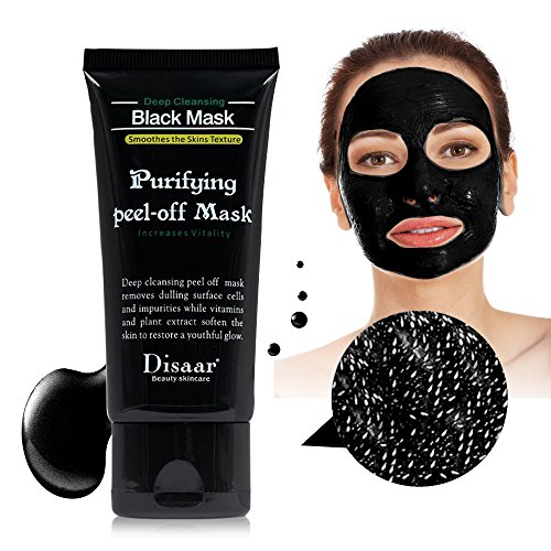 HailiCare 2 Pack Blackhead Remover Mask, 3.52 Oz - Deep Suction Black Mask - Black Pore Removal Peel off Strip Mask for Face Nose Acne Treatment (Black Mask)