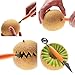 mKitchen World Watermelon Slicer Corer Cutter Tongs & Server Set - as Seen on TV 304 Stainless Steel – Dual Purpose Melon Baller and Fruit Carving Knife - 8 recipe eBooks Included