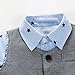 FEITONG 3pcs Newborn Baby Boy Grey Waistcoat+ Long Pants+ Shirts Set (3T / 3Years)