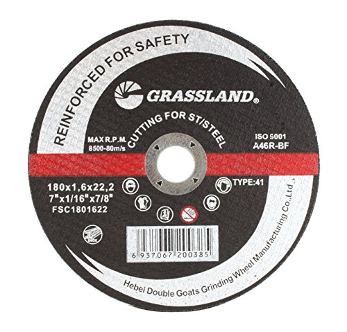 Cutting Disc, Stainless Steel Freehand Cut-off wheel - 7" x 1/16" x 7/8" - T41 - (10 PACK)