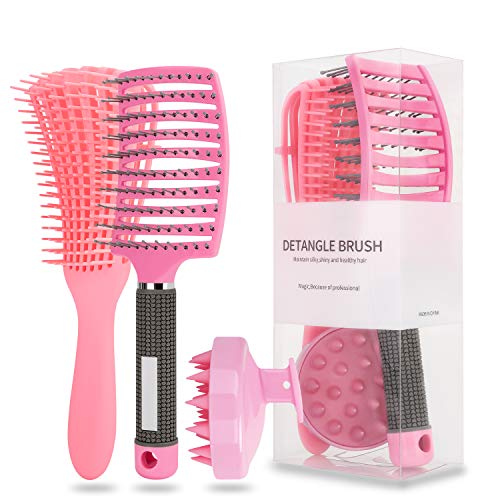 Detangling Brush Wet Brush Curly Hair Brush Scalp Massager Shampoo