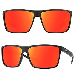 MAXJULI Polarized Big Sunglasses for Men Women with