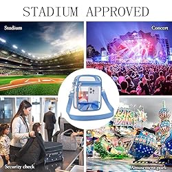 USPECLARE Clear Purse Stadium Transparent Messenger