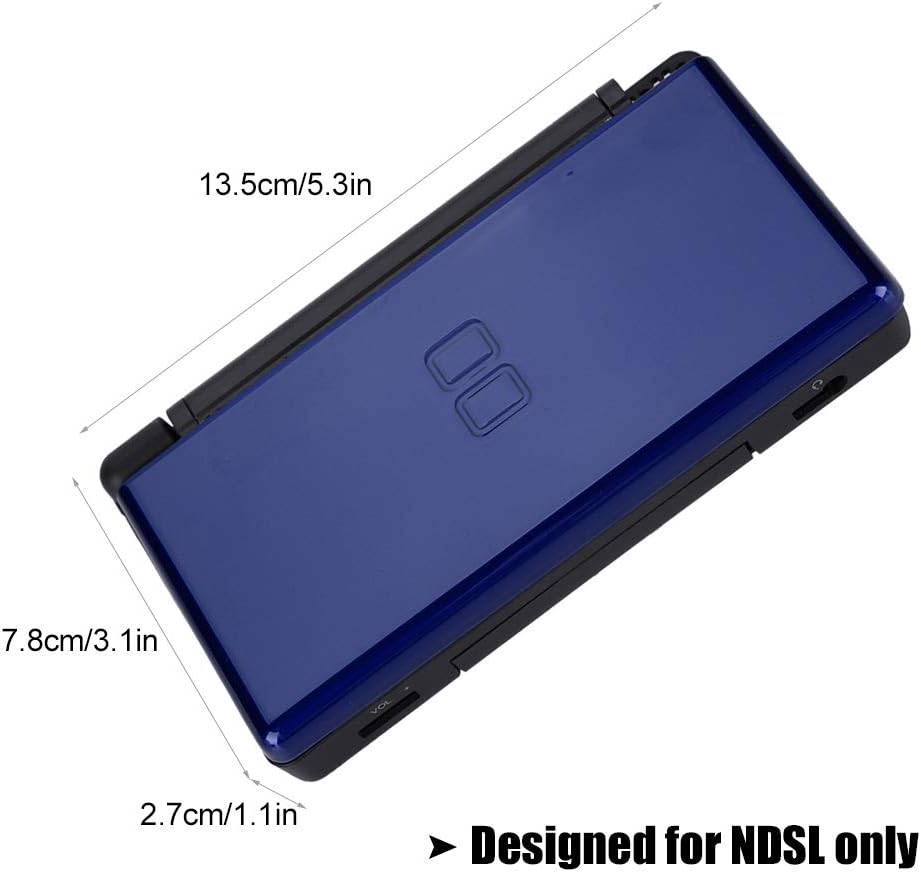 Zerone Full Repair Parts Replacement Housing Shell Case Kit ABS Material for Nintendo DS lite (Blue): Electronics