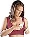 Kindred Bravely French Terry Racerback Nursing Sleep Bra For Maternity/Breastfeeding (Medium, Cabernet)