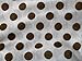 Polka Dot Infinity Scarf for Women with Zipper Storage Pocket - Pop Fashion (Brown)