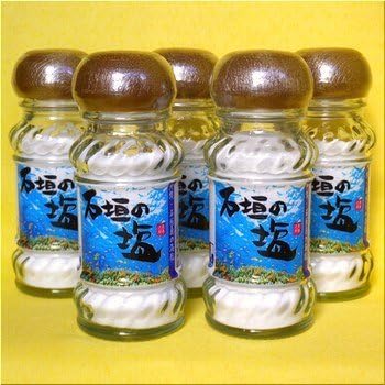 Ishigaki of salt tabletop bottle 60g input X5 pieces