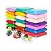 iFergoo 24 PCS Colorful Kids Ultra light Moldeling Clay Magic Air Dry Clay Artist Studio Toy, 24 Colors No-Toxic Modeling Clay & Dough, Creative Art DIY Crafts Ideal Gift for Kids Total 485g (17oz)