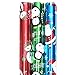 Christmas Wrapping Paper Sets, Cute Penguin, Trendy Snowman, Dancing Santa - 3 Rolls