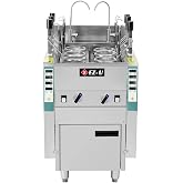 Commercial automatic lifting noodle cooker Natural Gas Ramen/Noodle Cooker Range With Thermostat Control, Commercial Kitchen Equipment 110V and 220V are both usable.