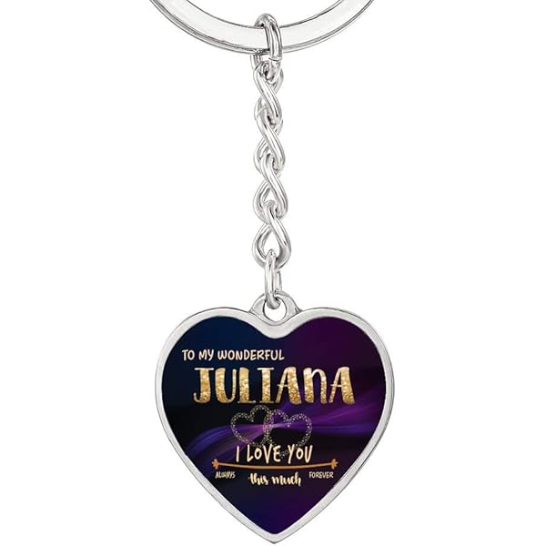 ❤︎aime❤︎ Keychain Accessories With First Name - To My Wonderful Angie I