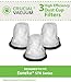 Crucial Vacuum Dust Cup Replacements Part # 61544, 61544A - Compatible With Eureka Vac Air Filters - Fit Models Eureka STK Dust Cup Filter Fits Quick Series 96B, 162A, 164B, 169A Vacs (3 Pack)