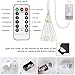 Fairy String Lights Wire Christmas Lights,120 LED DIY 8 Modes Dimmable Lights with Remote Control, Waterproof Decorative Hanging Starburst Lights for Christmas, Home, Patio, Indoor Outdoor Decoration