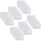 YESSART 5x7 Small Plastic Envelopes Hook Loop Closure Receipt Storage Holder 120 Pack (clear-120 pack)