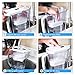 JETERY 8-Cup Water Filter Pitcher, Long-Lasting Fast Filtration(200 Gallon) Patented ACF Military Technology, Cool Water Purifier Pitcher