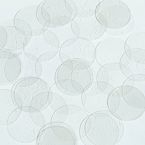 Sequin 30mm Round Crystal Crackle Mosaic Couture loose Paillettes. Made in USA.