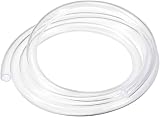 Sourcing Map PVC Hose Tube 8mm ID 10mm OD 1.5m Clear Flexible Tubing