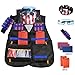 Tactical Vest Jacket kits for Nerf N-Strike Elite Series Adjustable Elite Tactical Vest Jacket Kit & Protective Glasses& Hand Wrist Band & Short Reload Clips for Children