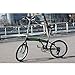 IDS Home Unyousual U Arc Folding City Bike Bicycle 6 Speed Steel Frame Shimano Gear Wanda Tire, Blackthumb 2