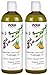 NOW Solutions Lavender Almond Massage Oil, 2 Count