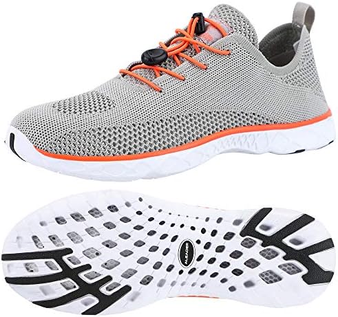 aleader men's quick drying aqua water shoes
