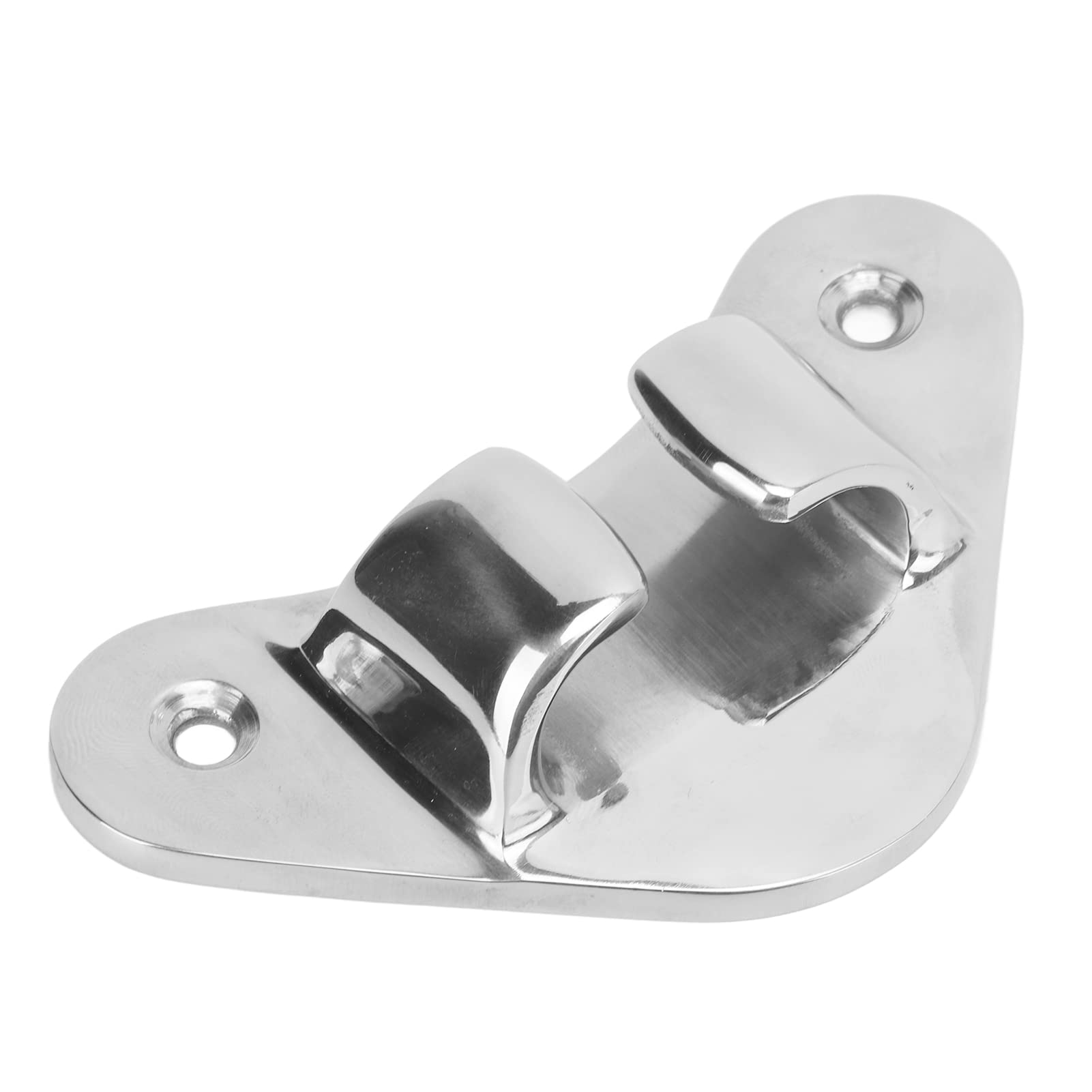 Fydun 1Pc Boat Fairlead, Stainless Steel Boat Angled Bow Chocks, Finely Polished Straight Bow Cleat Line Chock for Ship Yacht Boats