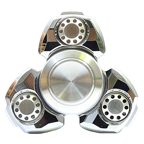 Hand Spinner with Germany Imported High Speed Silicon Nitride Bearings Metal EDC Fidget Toys Relieving ADHD, Anxiety, Stress and Boredom, Can Spin 6-8 Minutes