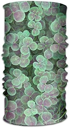 Fashion Scarf Bronze Dutch Clover Headcloth with 100% Ultrafine Fiber Polyester Soft Elastic and Fast Drying Material for Men/Women Covershief