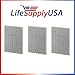 LifeSupplyUSA (3-Pack) True HEPA Air Cleaner Filter Replacement 115115 Compatible with Winix PlasmaWave WAC5300, WAC5500, WAC6300, 5000, 5000b, 5300, 5500, 6300 & 9000, Size 21