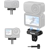 TELESIN Magnetic Quick Release Adapter Mount for DJI Osmo Action 6 & Nano, Dual-Direction Magnetic Base, Compatible with Lens