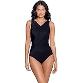 Miraclesuit Women's Swimwear Rock Solid Tulia Underwire Tummy Control One Piece Swimsuit