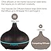 Viva Naturals Ultrasonic Aromatherapy Essential Oil Diffuser, Large 300ml Tank - Vibrant Changeable LED Lights, Soothing Mist & Automatic Shut Off (Espresso Zen)