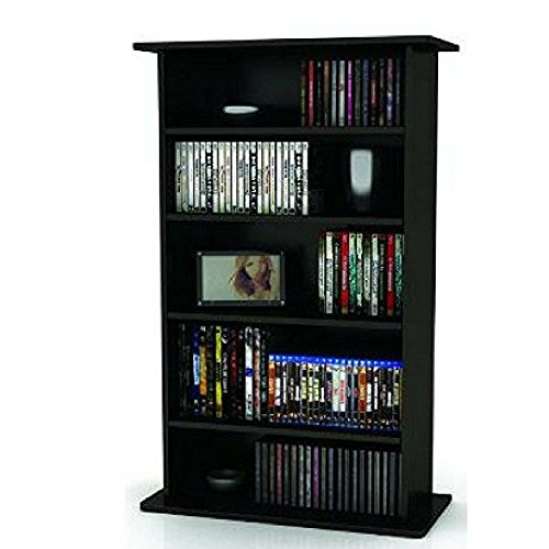 image for ATS Multimedia Storage Rack Tower DVD CD Media Storage Racks Organizer