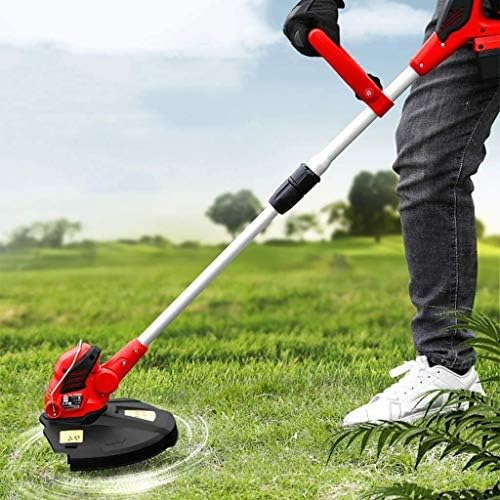 スガーデンバリカン コードレス草strimmerエレクトリックstrimmer家庭用芝刈り機伸縮軽量芝生エドガーカッター Size 2 X Battery