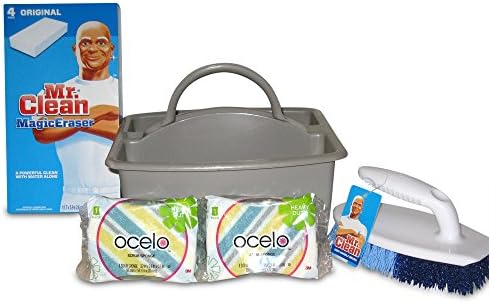 House Cleaning Kit including Cleaning Caddy, Cleaning Sponge, Magic Erasers, ...