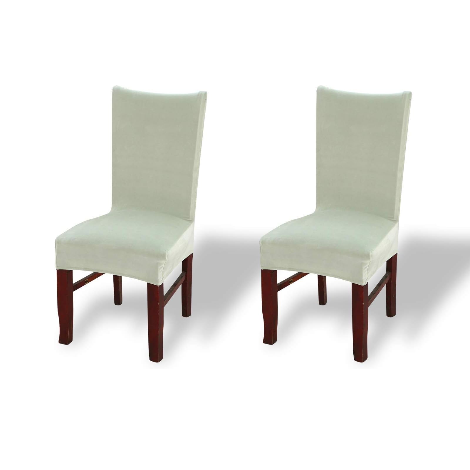 Fashion·LIFE Chair Covers 2 4 6 pcs Chair Protector Stretch Washable Floral Chair Slipcovers for Dinning Chair Hotel Ceremony Banquet Wedding Party