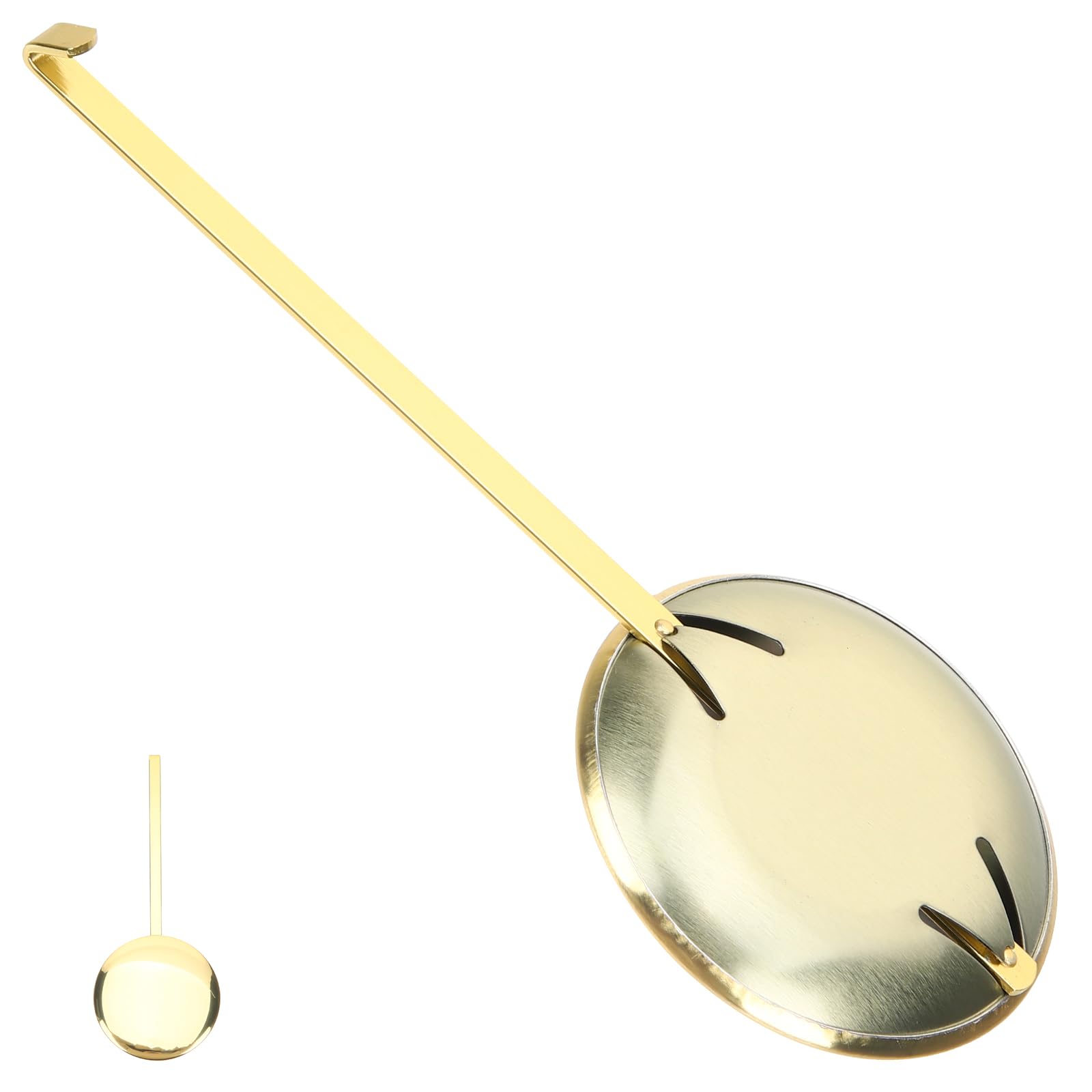 Homoyoyo Wall Clock Replacement Pendulum Clock Parts Movement Replacement Supplies Accessories Metal Highlight Ornaments Golden Supplies Metal Parts Supply
