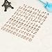 Binmer(TM) Nail Sticker Metal Retro Hollow Totem Gold Silver Nail Sticker