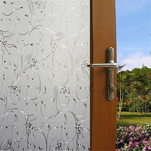 Window Film 3D No-glue Privacy Window Film Removable Heat Control Anti UV Window Blinds Glass Cling Static Door Films Decorative