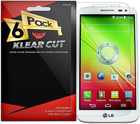 Klear Cut [6 Pack] – Screen Protector for LG G2 mini – Lifetime Replacement Warranty - Anti-Bubble &amp; Anti-Fingerprint High Definition (HD) Clear Premium PET Cover – Retail Packaging