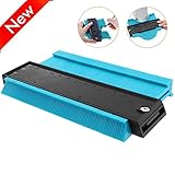 Contour Gauge Duplicator,Mkcase Woodworking High Accuracy Contour Shape Tracing Template Measuring Tool - Profile Jig Guide -Pipe Tile Frame Gauge -Layout Copy Tool for Perfect Fit and Easy Cutting 